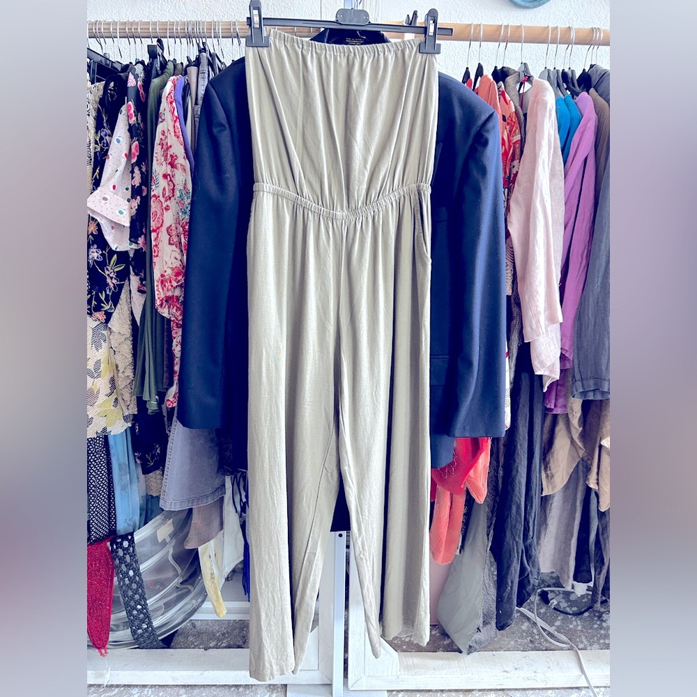 Gaya silk and cotton jumpsuit